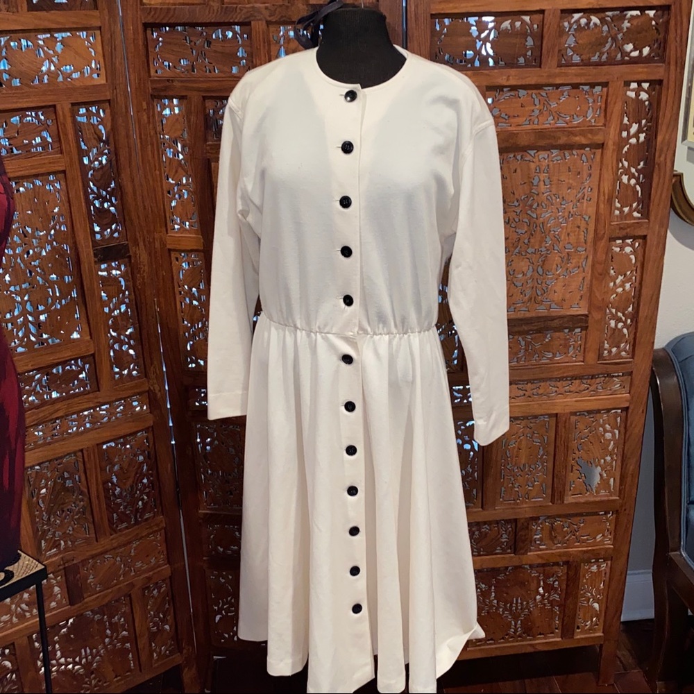 Vintage 50”s 60”s Jackie-O Cream Dress R&K Retro